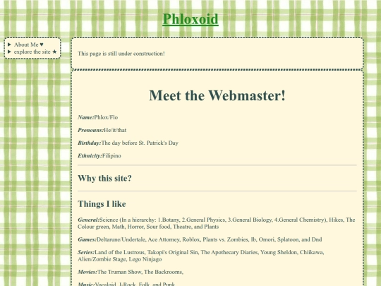 webmaster screenshot