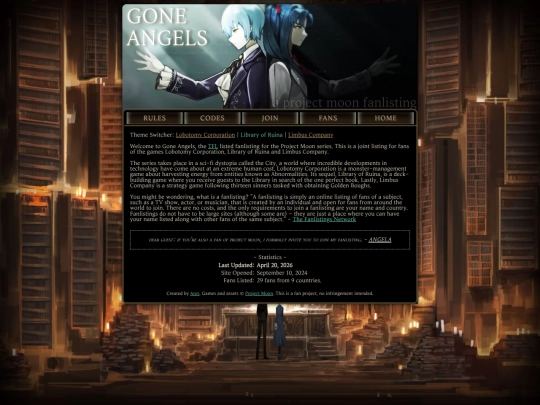 Website screenshot