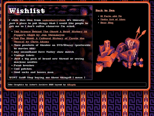 Den/Wishlist screenshot