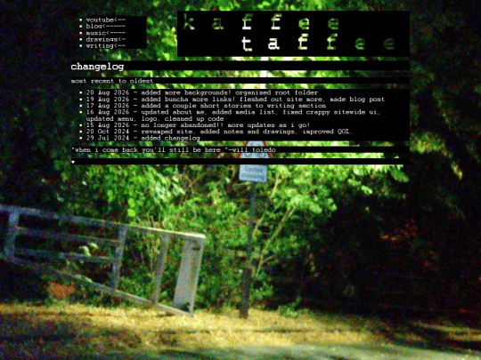 changelog screenshot