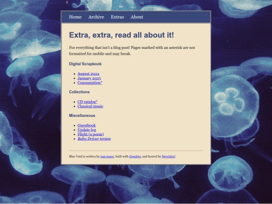 extras screenshot