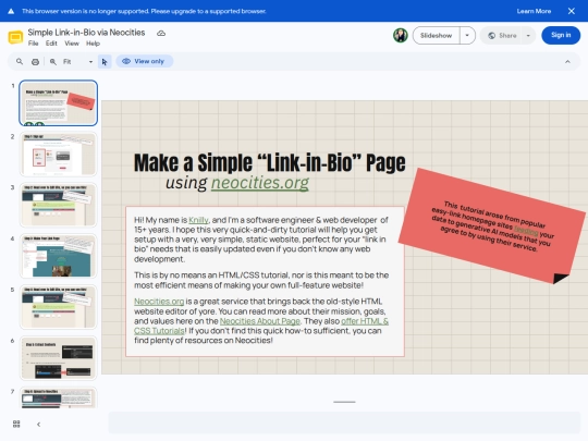 bio-link-tutorial/slides screenshot