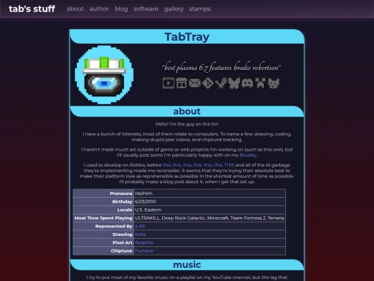 author screenshot