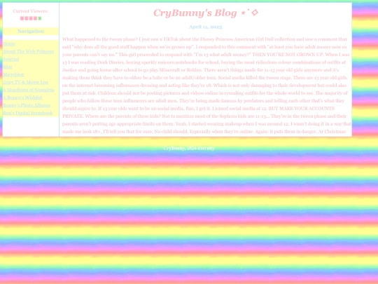 blog screenshot