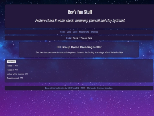code/tools/dcgrouphorse screenshot