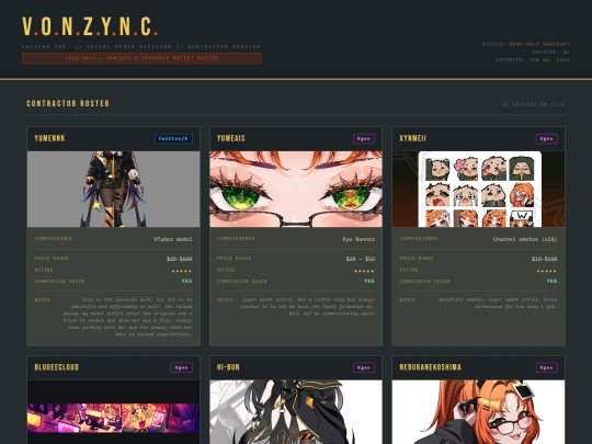index screenshot