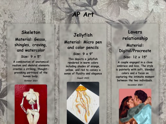 artwork website/AP Art 2 screenshot