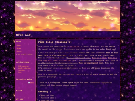 blog screenshot