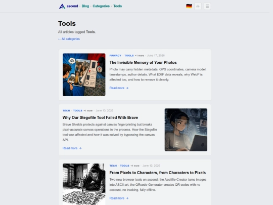 tools screenshot