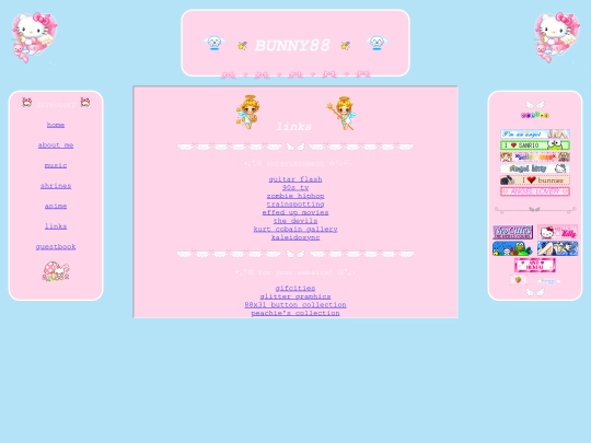 links screenshot