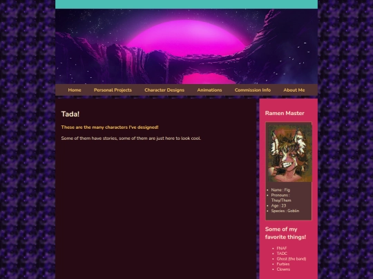 Characterdesigns screenshot
