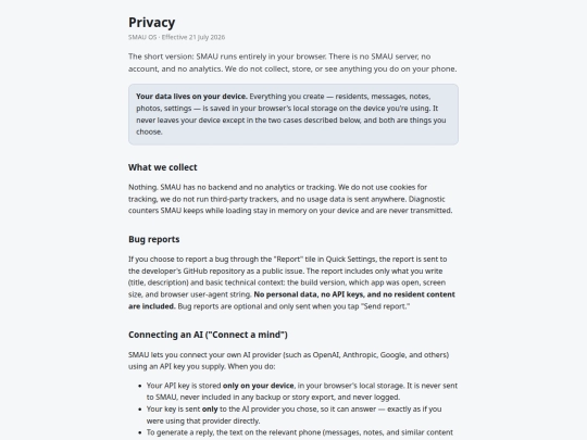 privacy screenshot