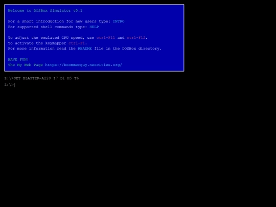 dosboxsimulator screenshot