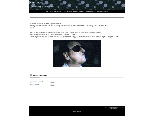 Website screenshot