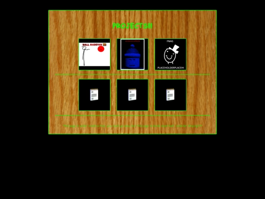 projects screenshot