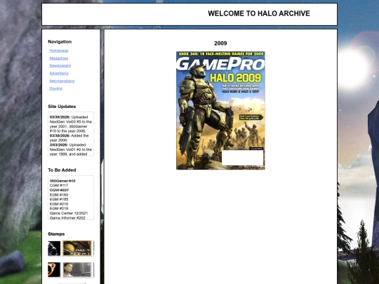 Y2009 screenshot