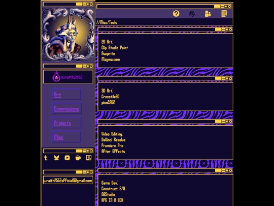 MiscPages/WhatIUse screenshot