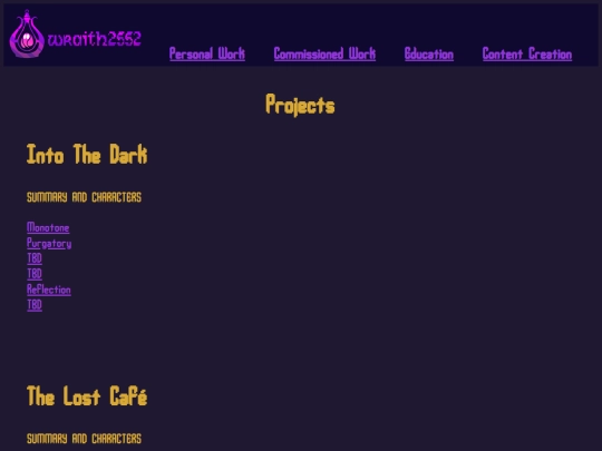 projects screenshot
