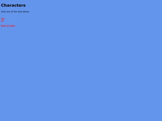 characters screenshot