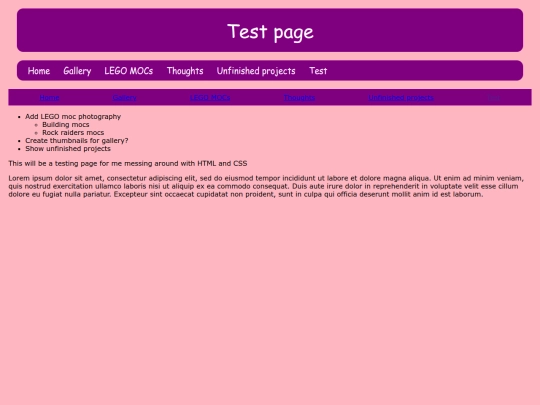 test screenshot