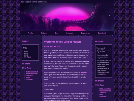 test screenshot