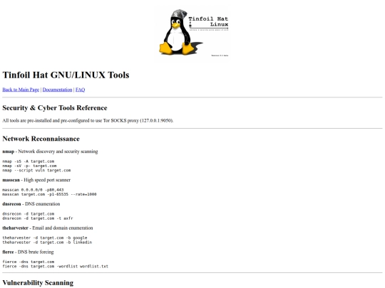 tools screenshot