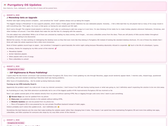 updates screenshot
