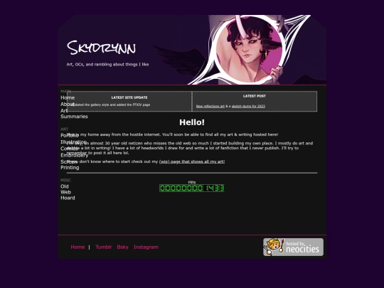 Website screenshot