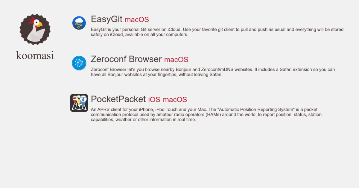 PocketPacket iOS
