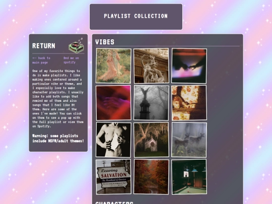 playlists screenshot