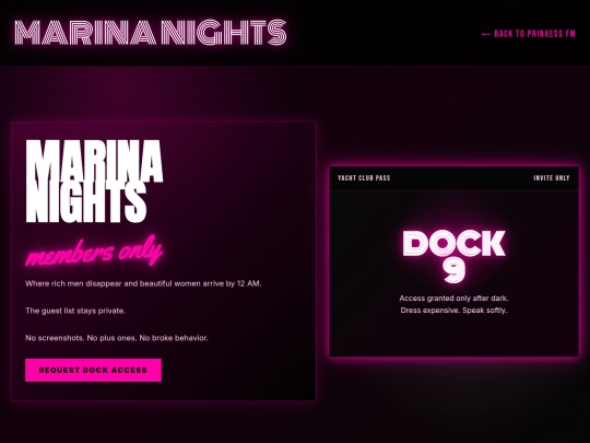 marina screenshot