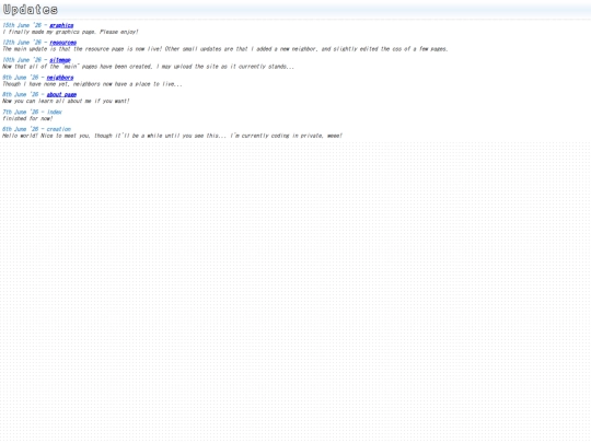 updates screenshot