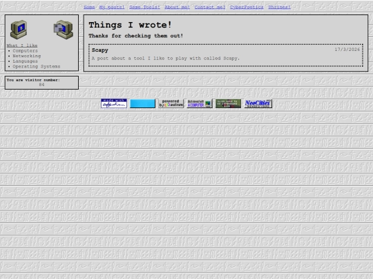 Website screenshot