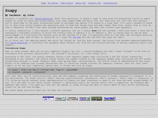 Website screenshot