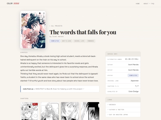 Website screenshot