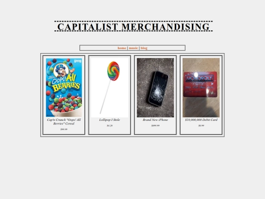 merch screenshot