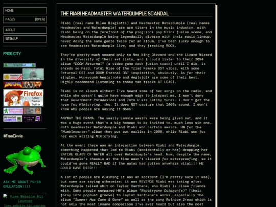 Website screenshot