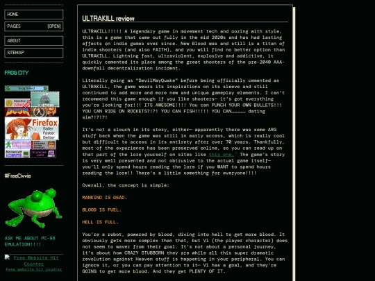 Website screenshot