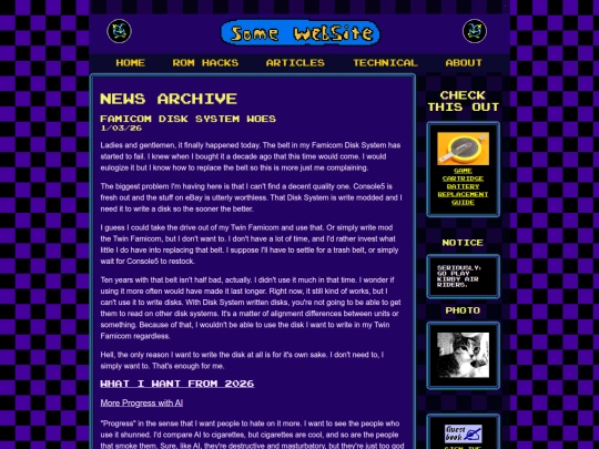 Website screenshot