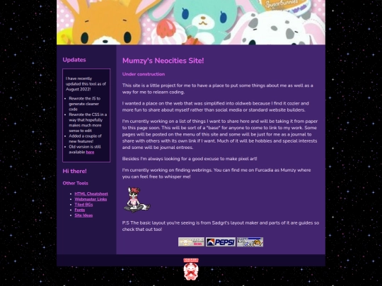 Website screenshot