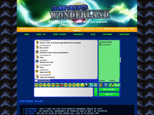 Website screenshot