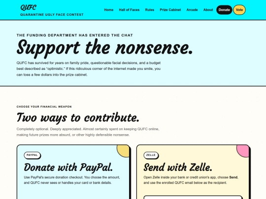 donate screenshot