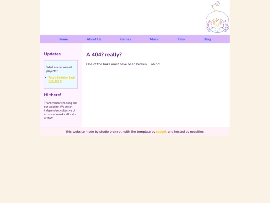 Website screenshot