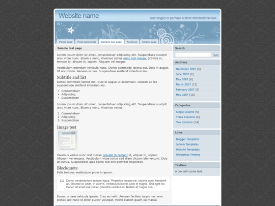 Website screenshot