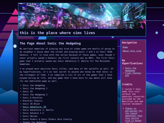 Website screenshot