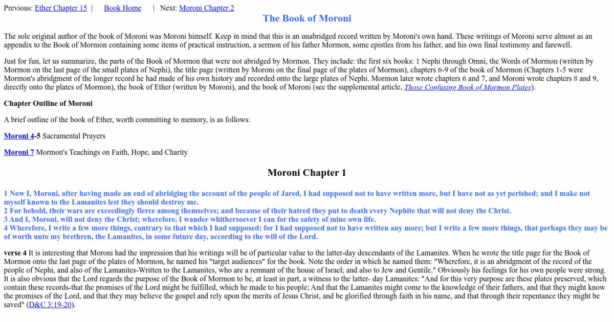 Moroni Chapter 1