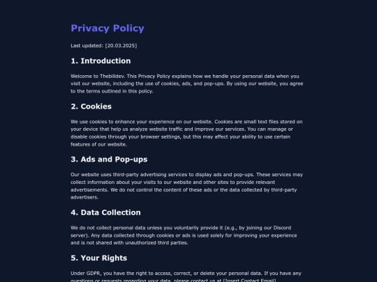 privacy-policy screenshot