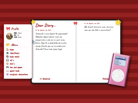 diary screenshot