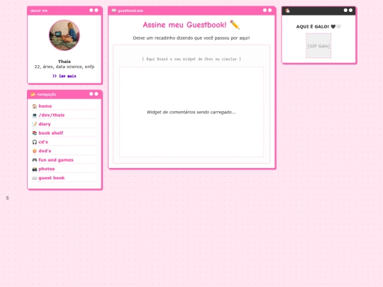 guestbook screenshot