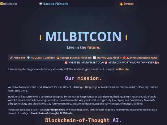 milbitcoin screenshot